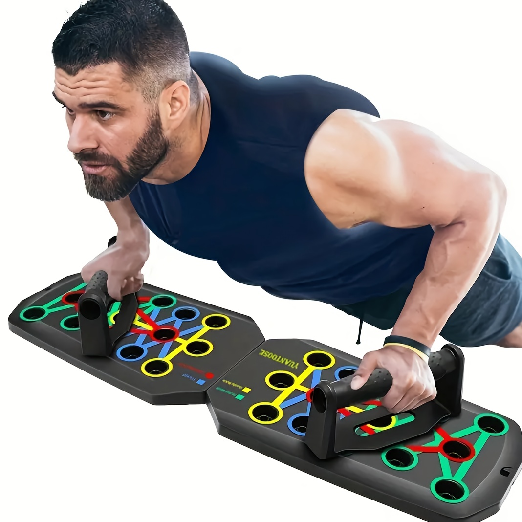 Push Up Board - لوح تمارين الضغط بـ 28 فتحة،