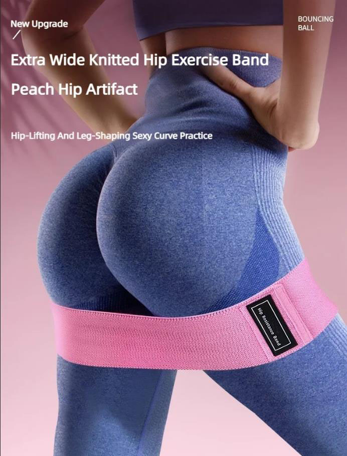 Yoga Fitness Resistance Band - 3 قطع من أربطة مقاومة قماشية