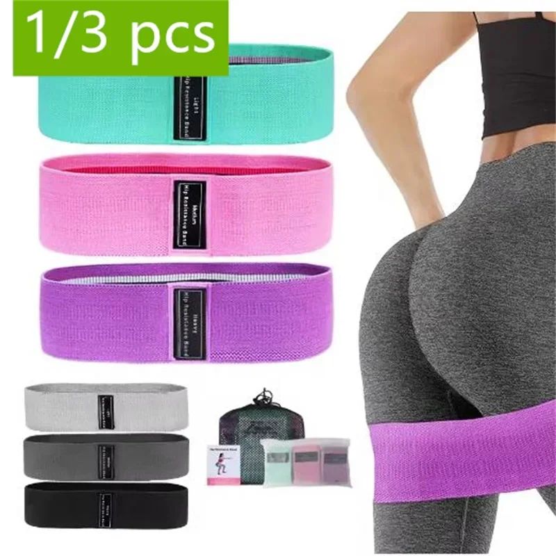 Yoga Fitness Resistance Band - أربطة مقاومة مرنة من القماش لتمارين