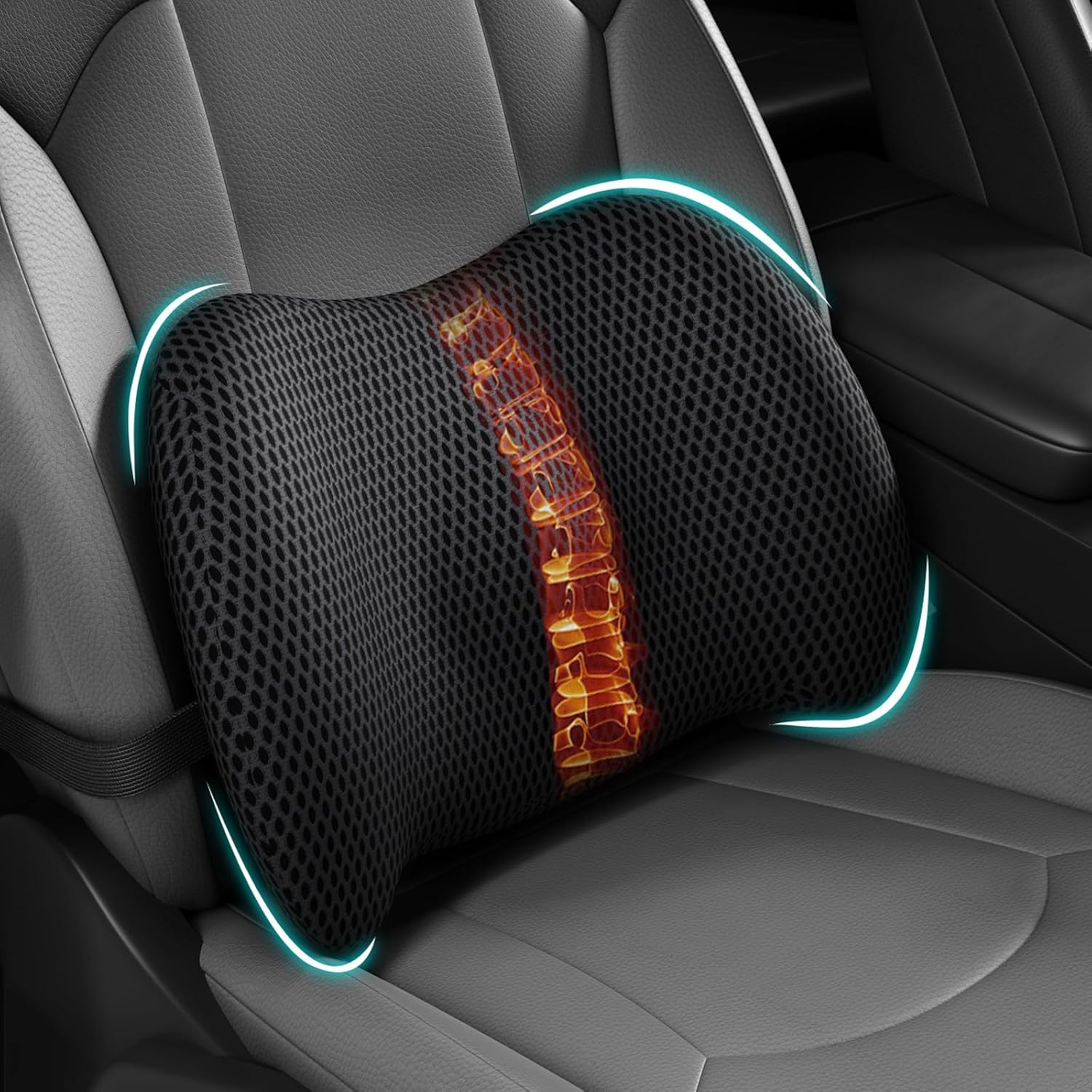 وسادة دعم أسفل الظهر مريحة لكر - مراجعة Posture Corrector Back وسعره