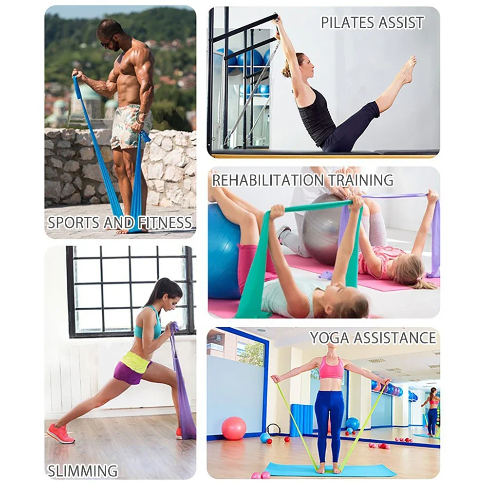 طول 200 سم اليوغا بيلاتيس تمتد - مراجعة Yoga Fitness Resistance Band وسعره